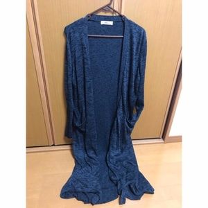 New Zara Knit Long Cardigan Sweater Duster w/ Pockets